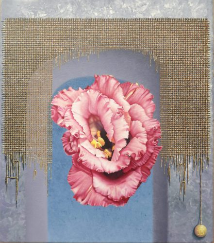 Mijn nobele roos Lisianthus,  My noble rose Lisianthus    2025    (40x35 cm)