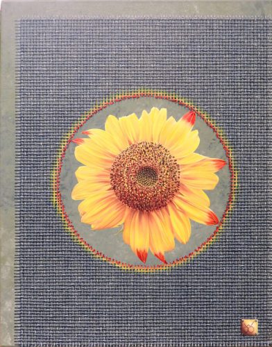 Zonne-brand-zonne-bloem, Sun-burn-sun-flower   2025   (45x35 cm)