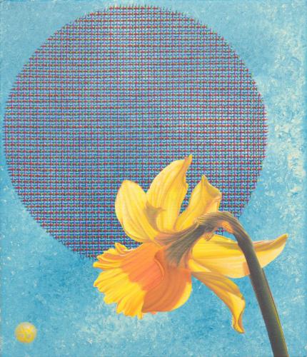 Narcissus claims a planet    2024  (35x30 cm)